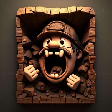 3D model Spelunky game (STL)